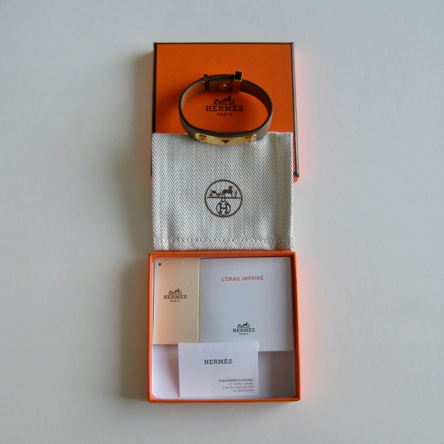 Hermès Rivale Love Heart Bracelet
