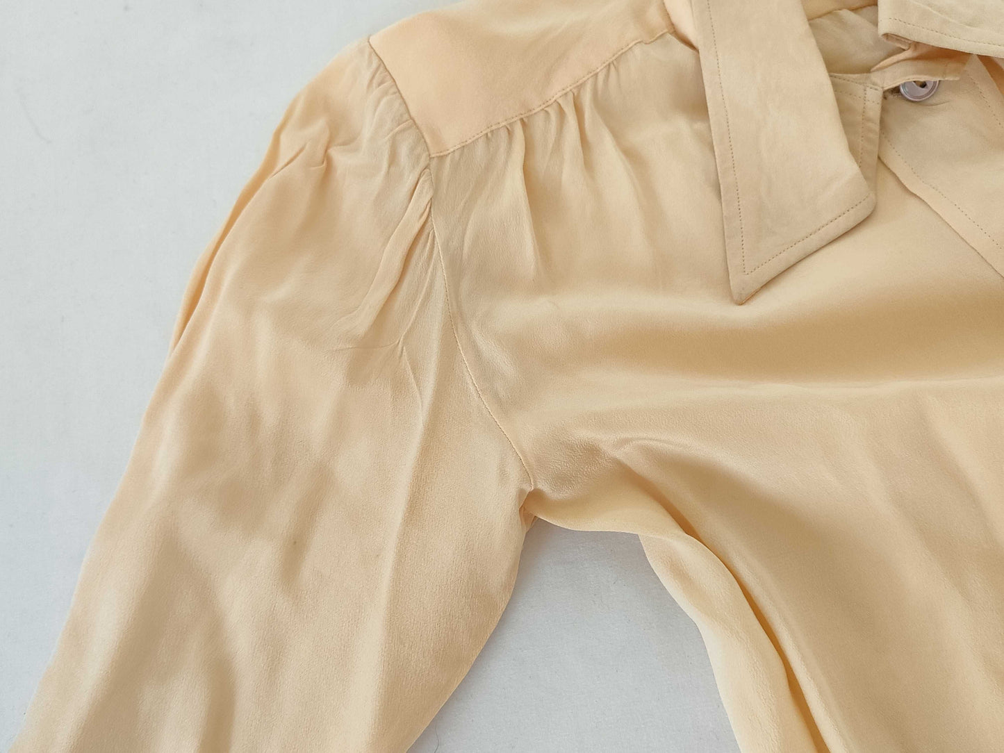 Yves Saint Laurent sheer silk blouse