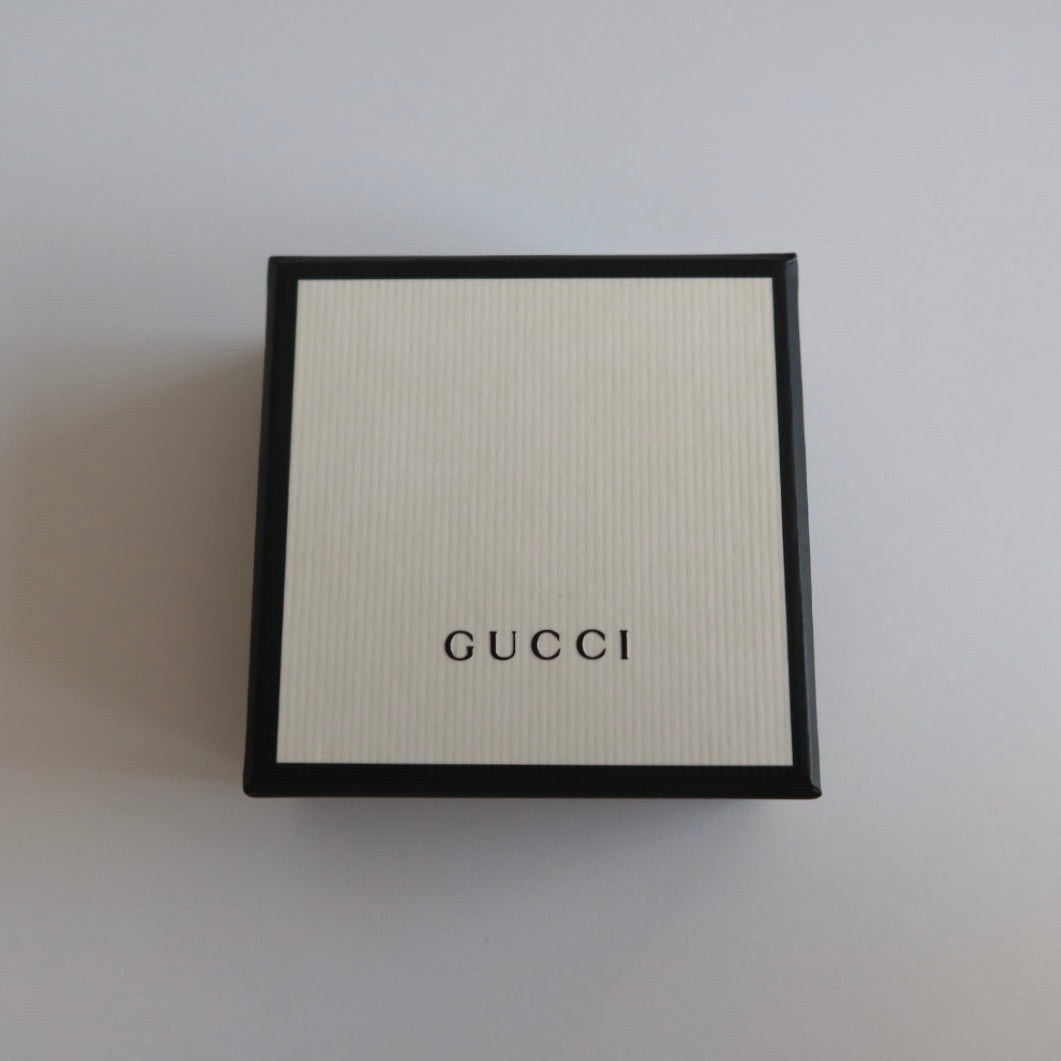 Gucci Sterling Silver “G” Logo Ring