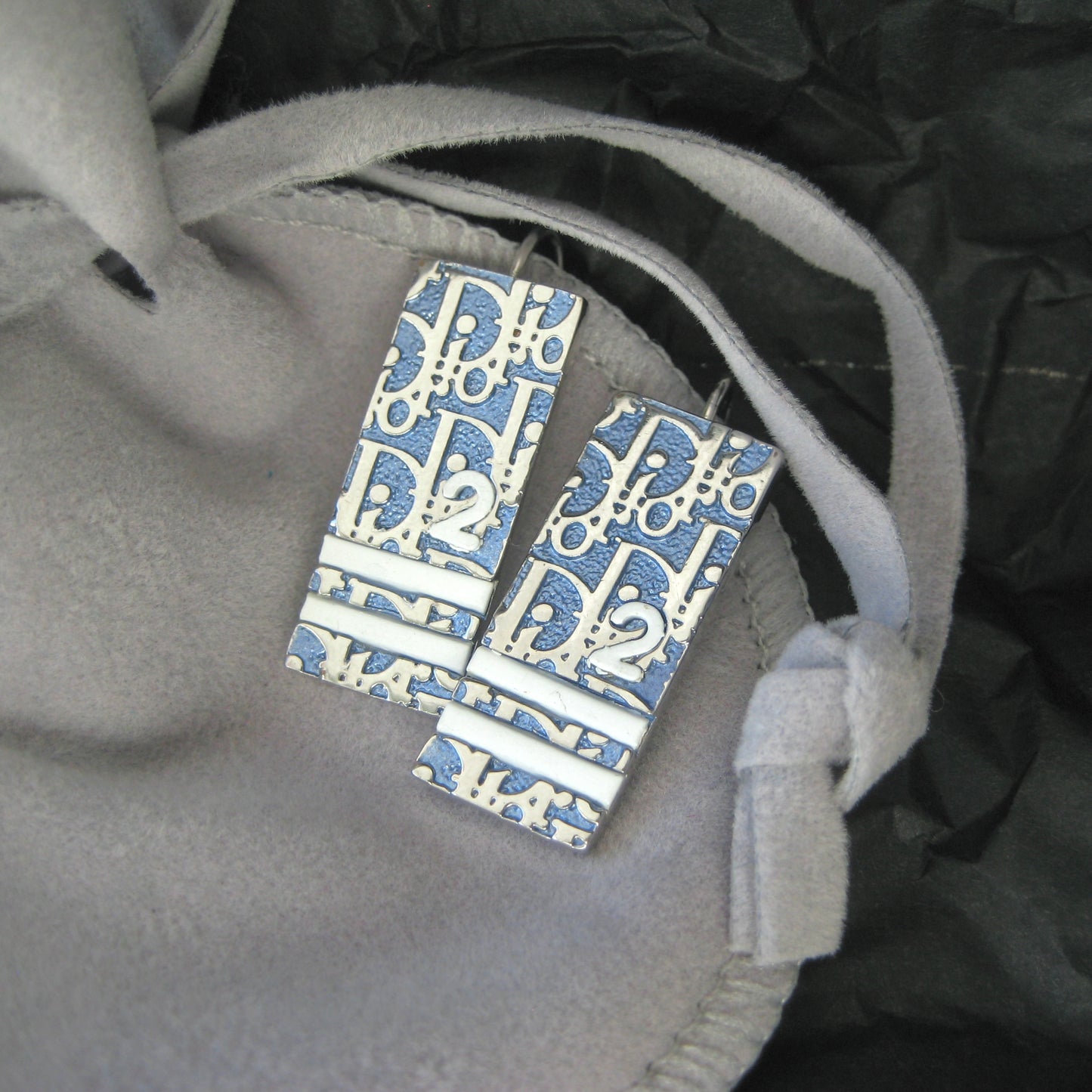 Christian Dior Earrings Blue