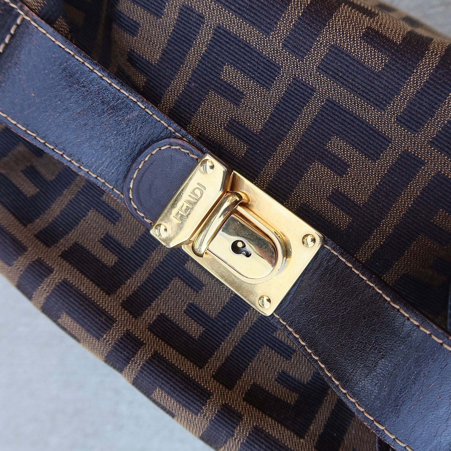 Fendi Zucca Vanity Bag