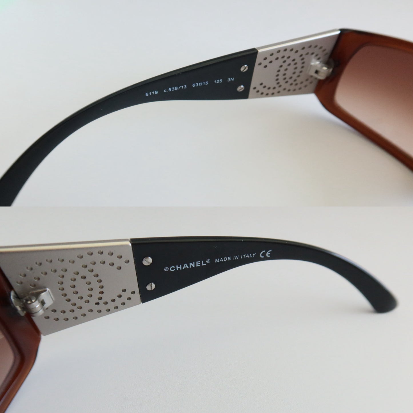 CHANEL early-2000s shield sunglasses