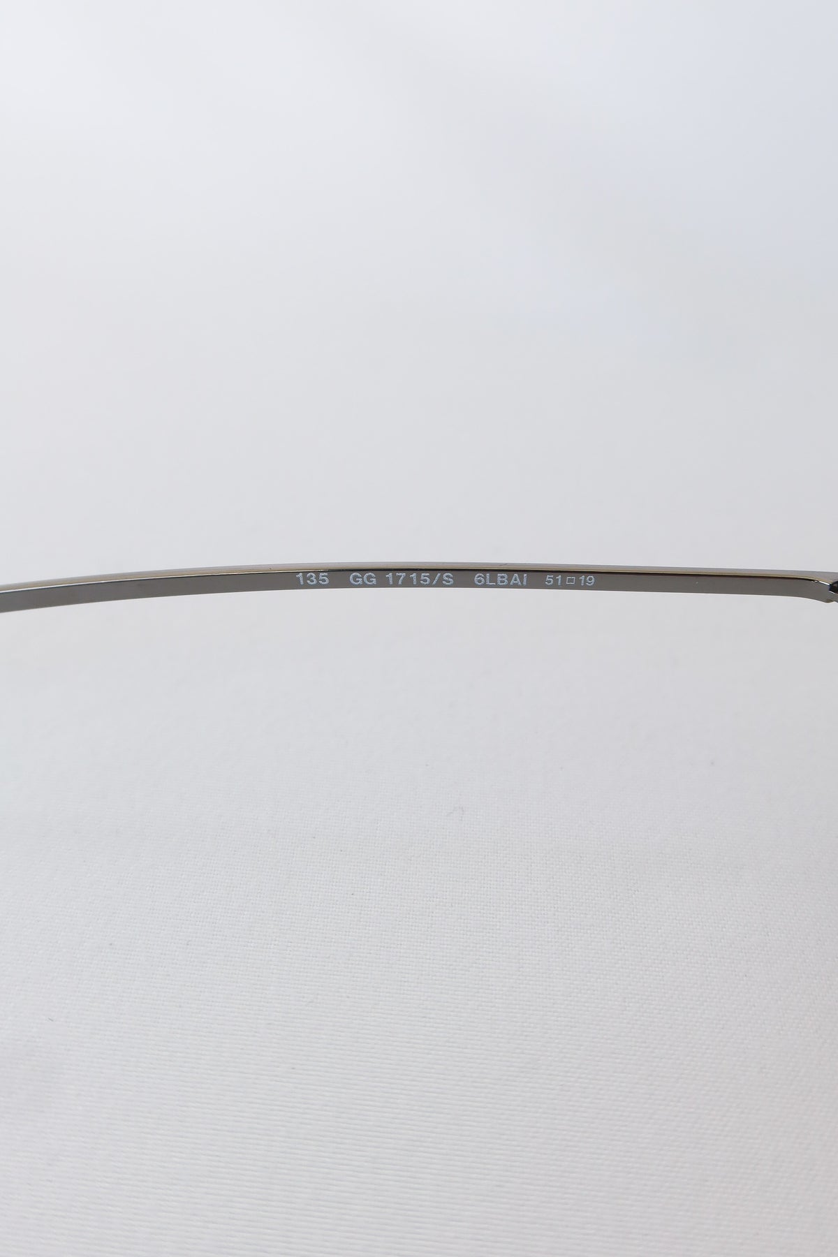 Gucci Rimless Rectangle Sunglasses · Case