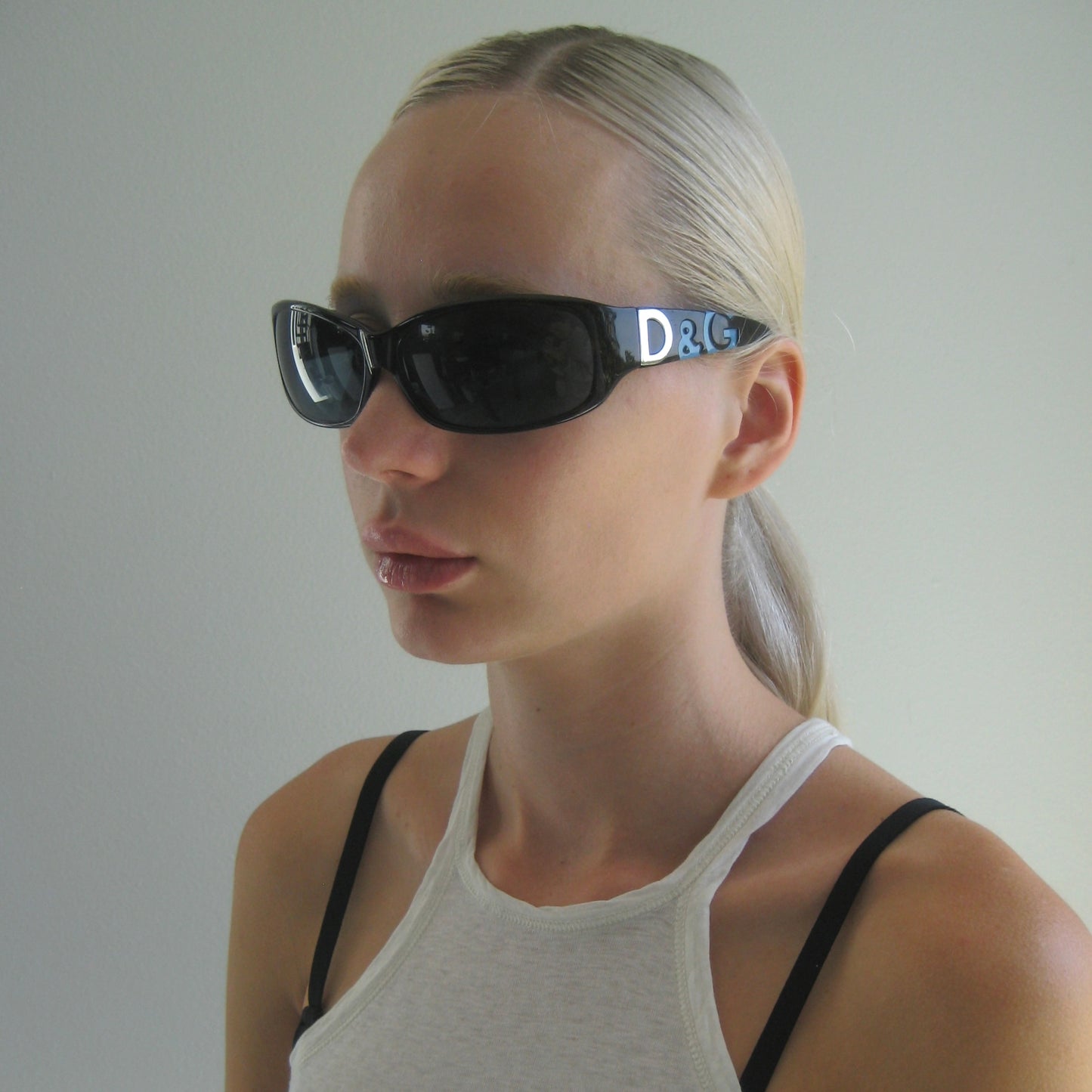 D&G logo mania wrap sunglasses #002