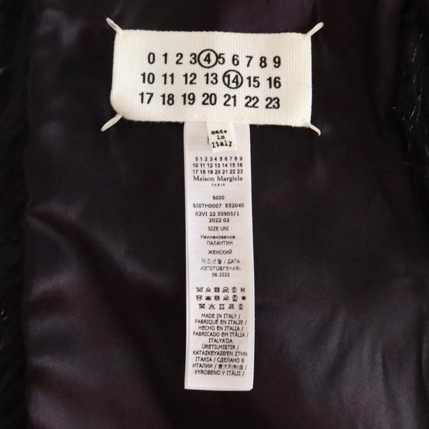 Maison Margiela faux fur capelet