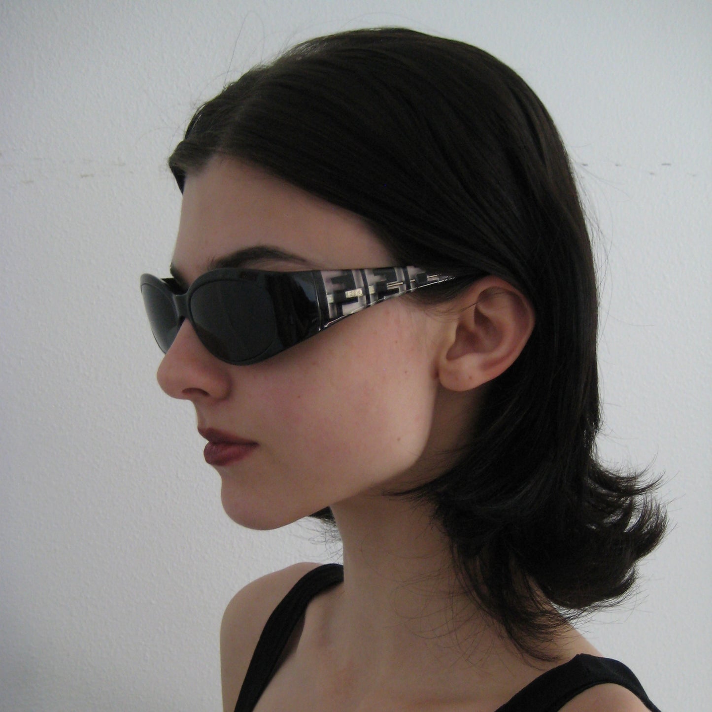 Fendi FS301 Black Sunglasses | 2000s Archive