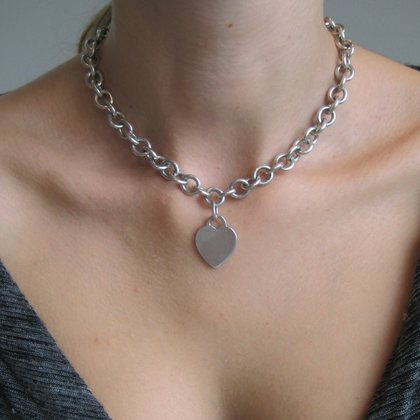 TIFFANY & CO. Heart Tag Necklace | Early 2000s Icon