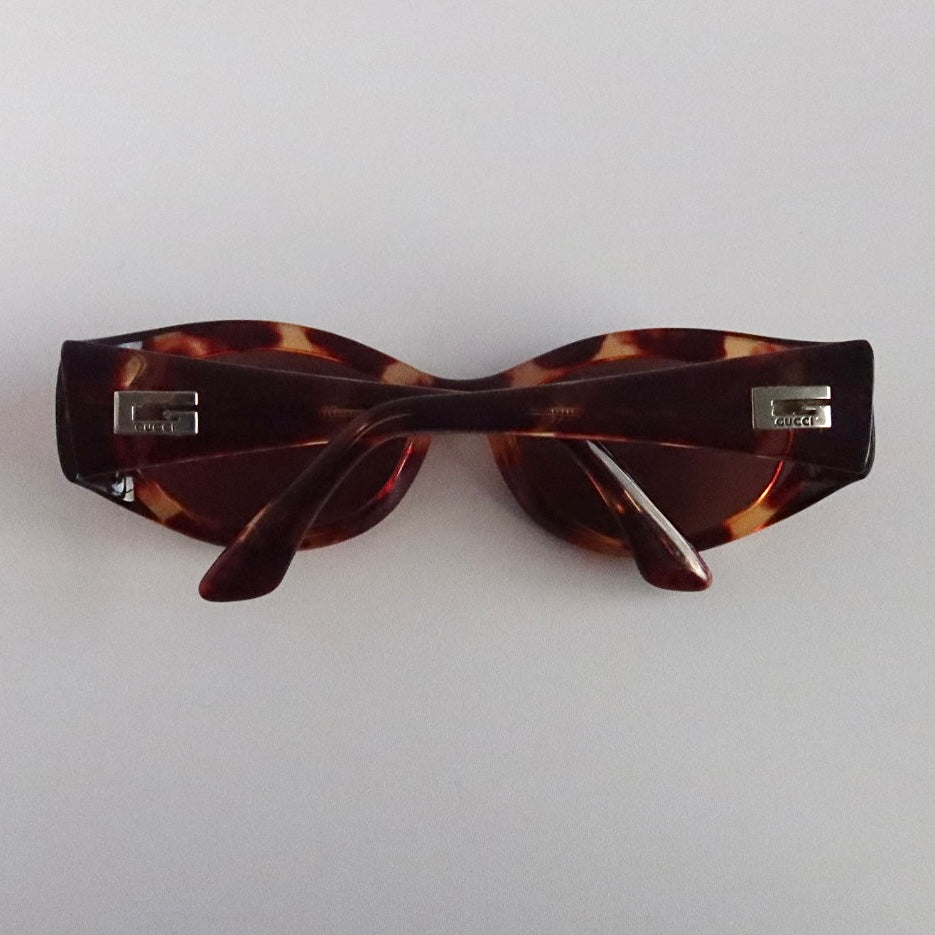 Gucci oval sunglasses tortoiseshell #076