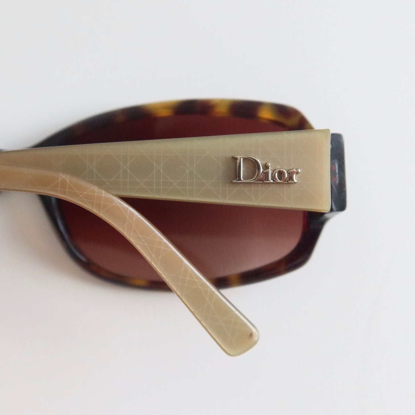 Christian Dior Sculpted Logo Temple Sunglasses #081
