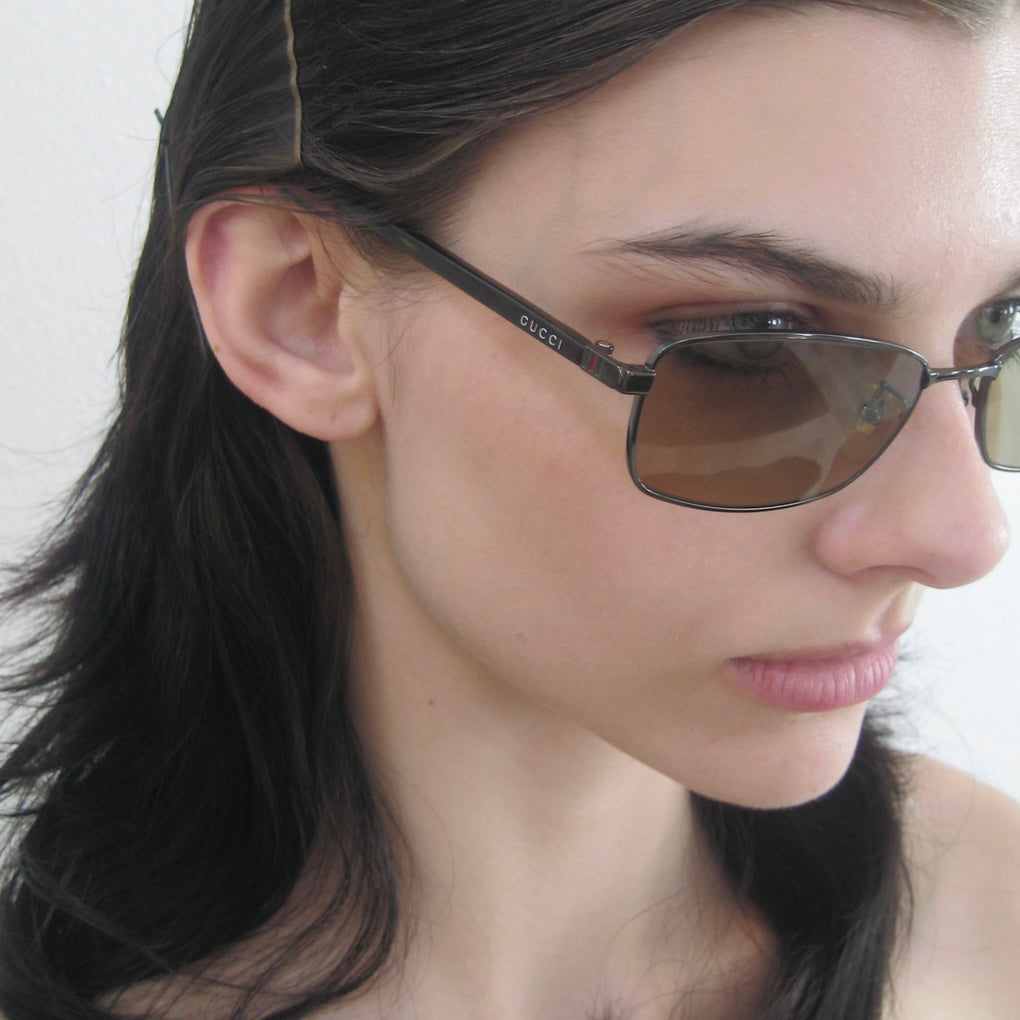 Gucci rectangular sunglasses #068