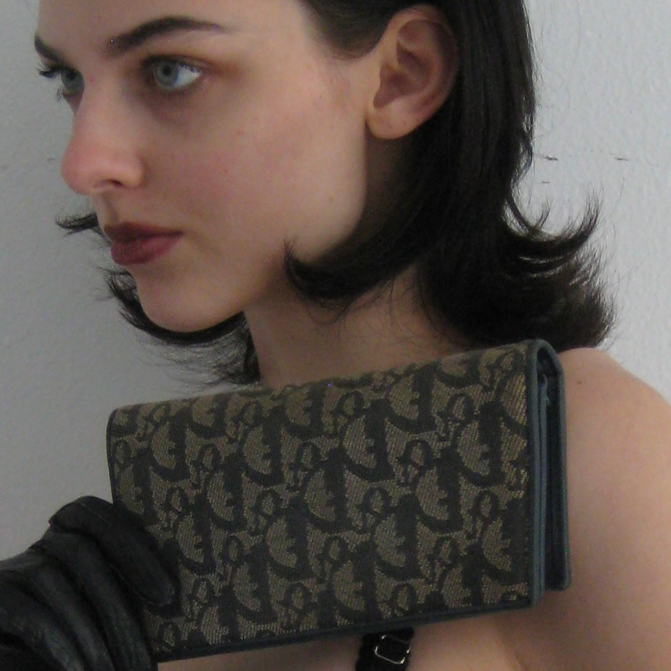 Christian Dior Monogram Canvas Wallet | 1980s Archive