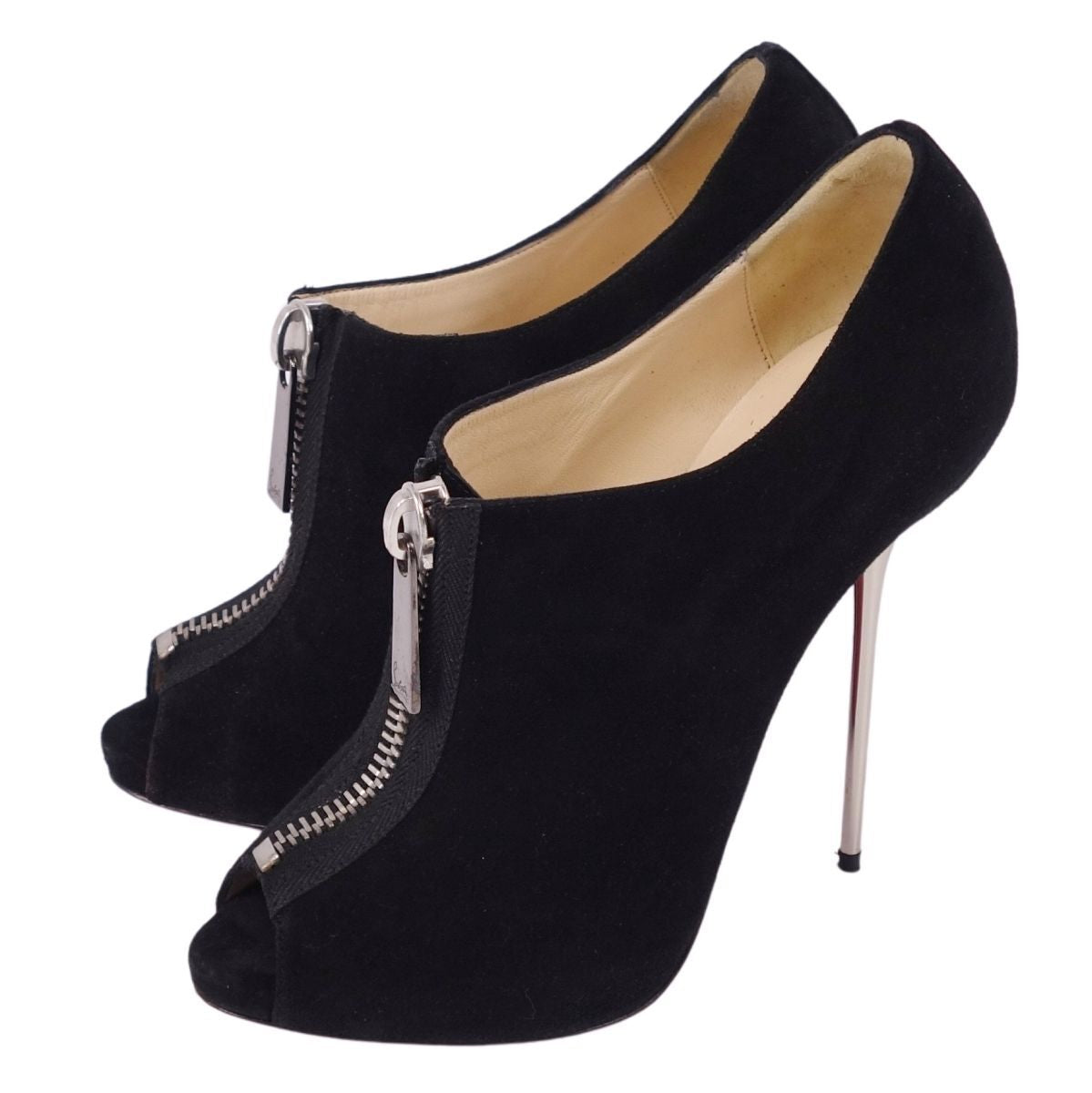 Christian Louboutin Peep-Toe Booties