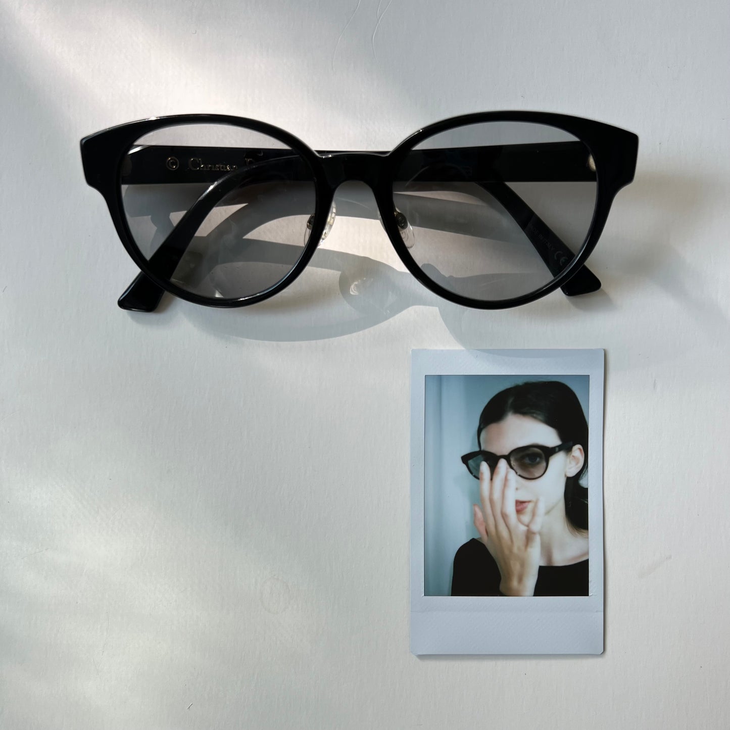 Christian Dior 80s Black Oblique Sunglasses | Parisian Icon