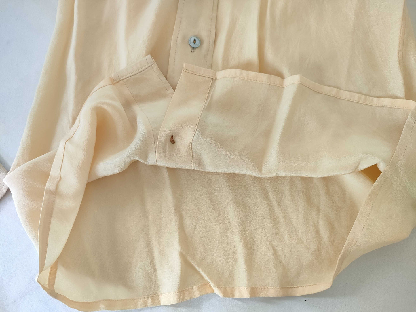 Yves Saint Laurent sheer silk blouse