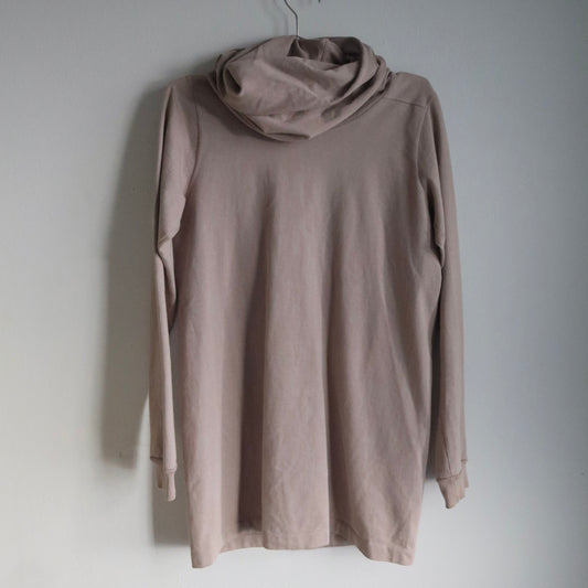 Rick Owens draped hooded long-sleeve top