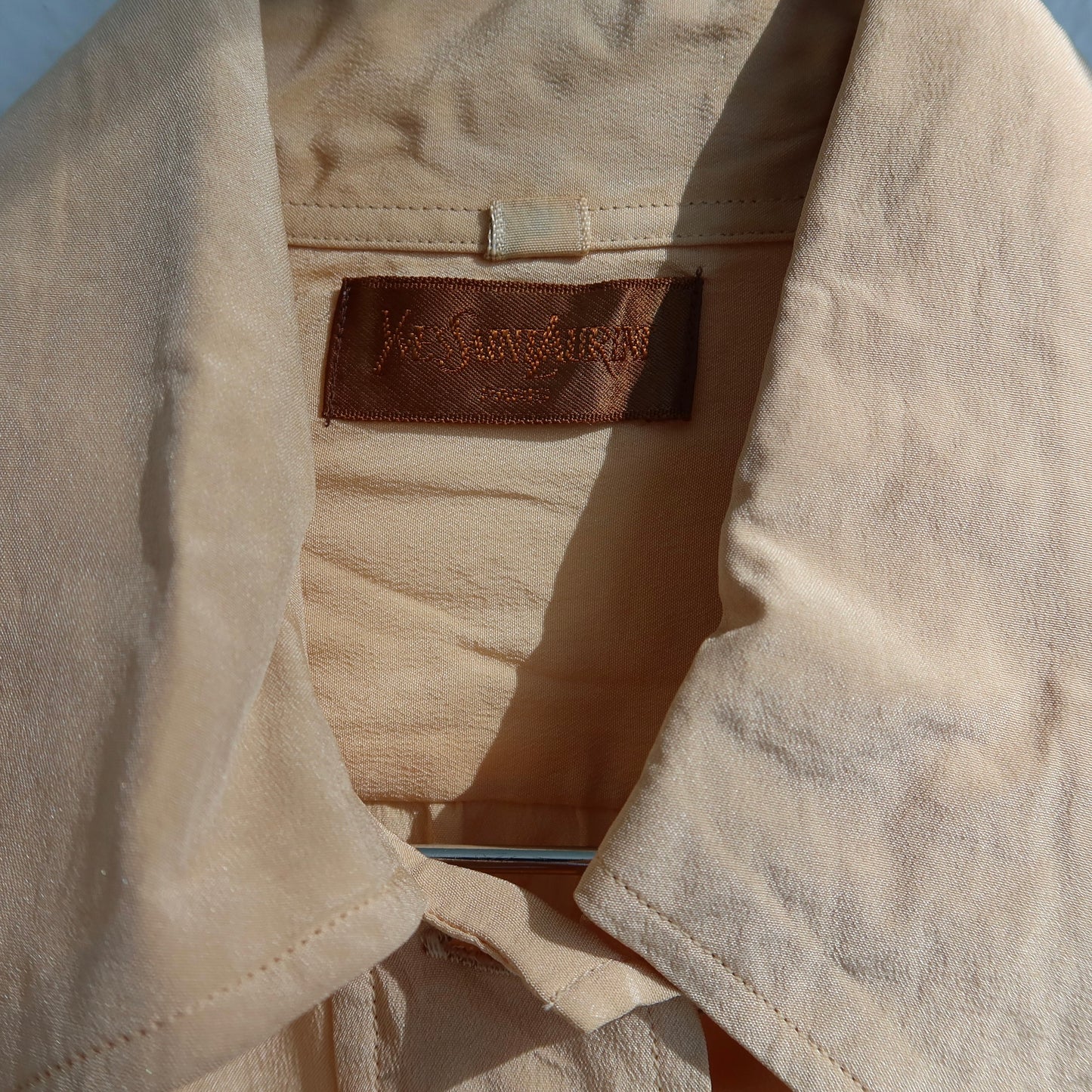 Yves Saint Laurent sheer silk blouse