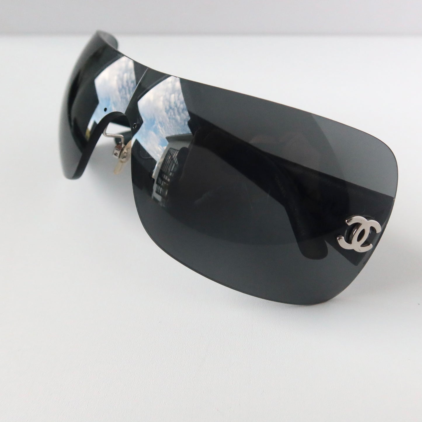Chanel Shield Sunglasses 4157-Q C.12/87
