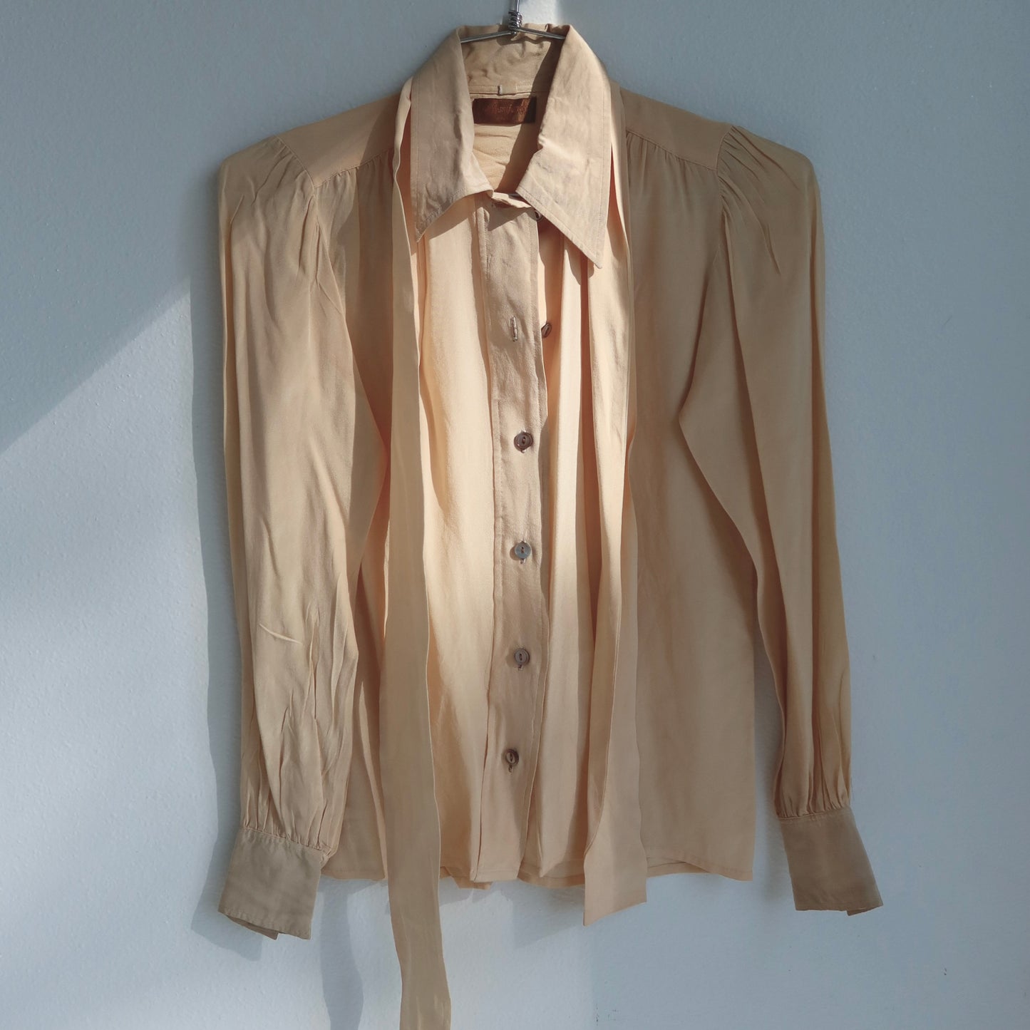Yves Saint Laurent sheer silk blouse