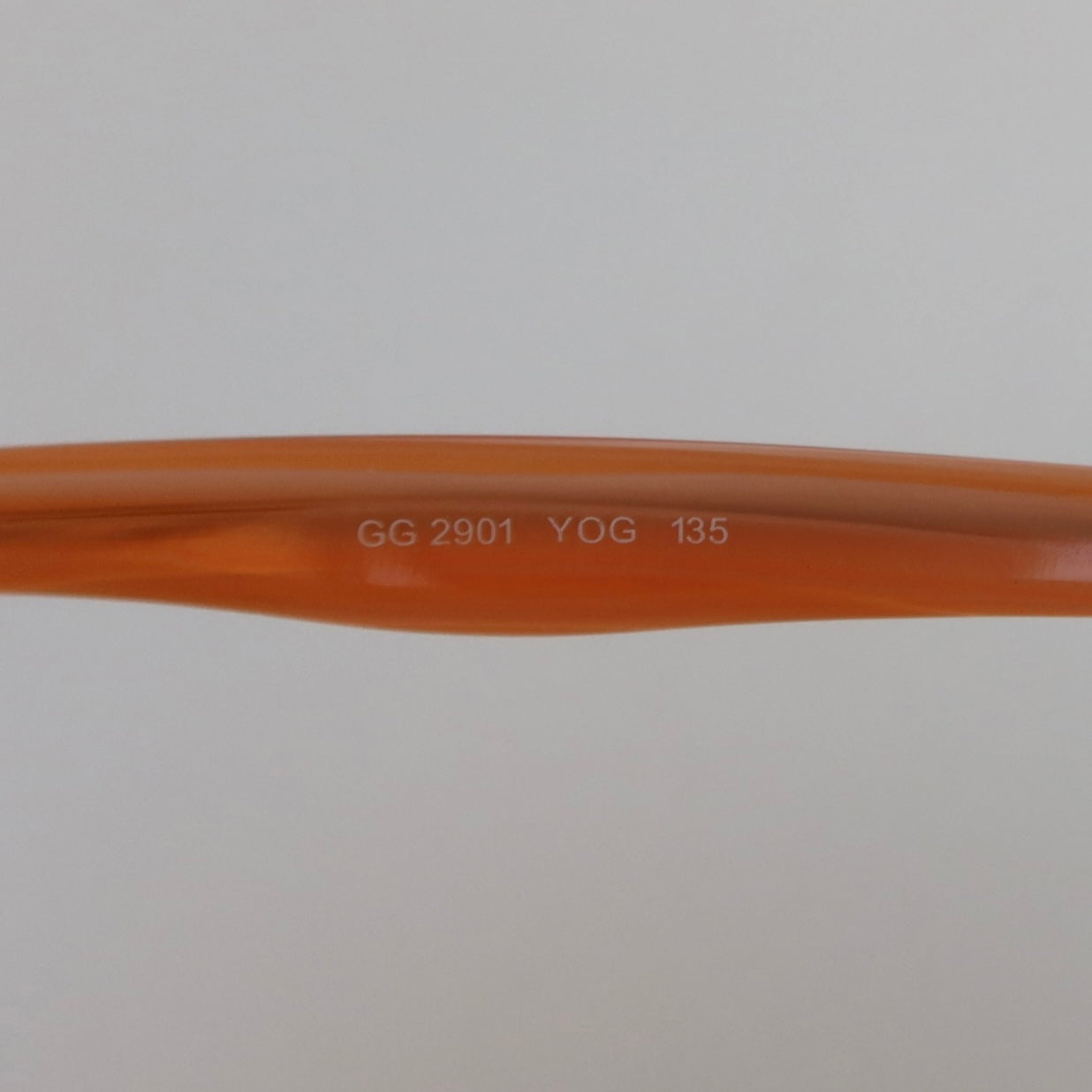 Gucci Rimless Orange Temple Sunglasses #080