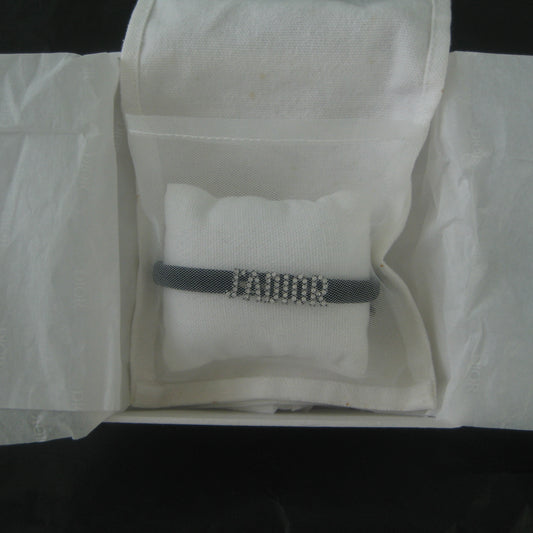 Christian Dior J'Adior Crystal & Velvet Choker Necklace