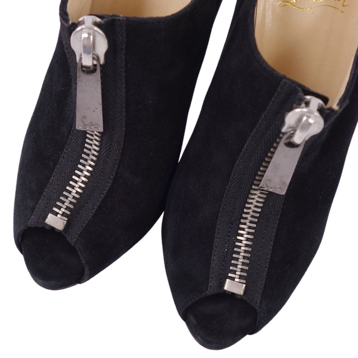 Christian Louboutin Peep-Toe Booties