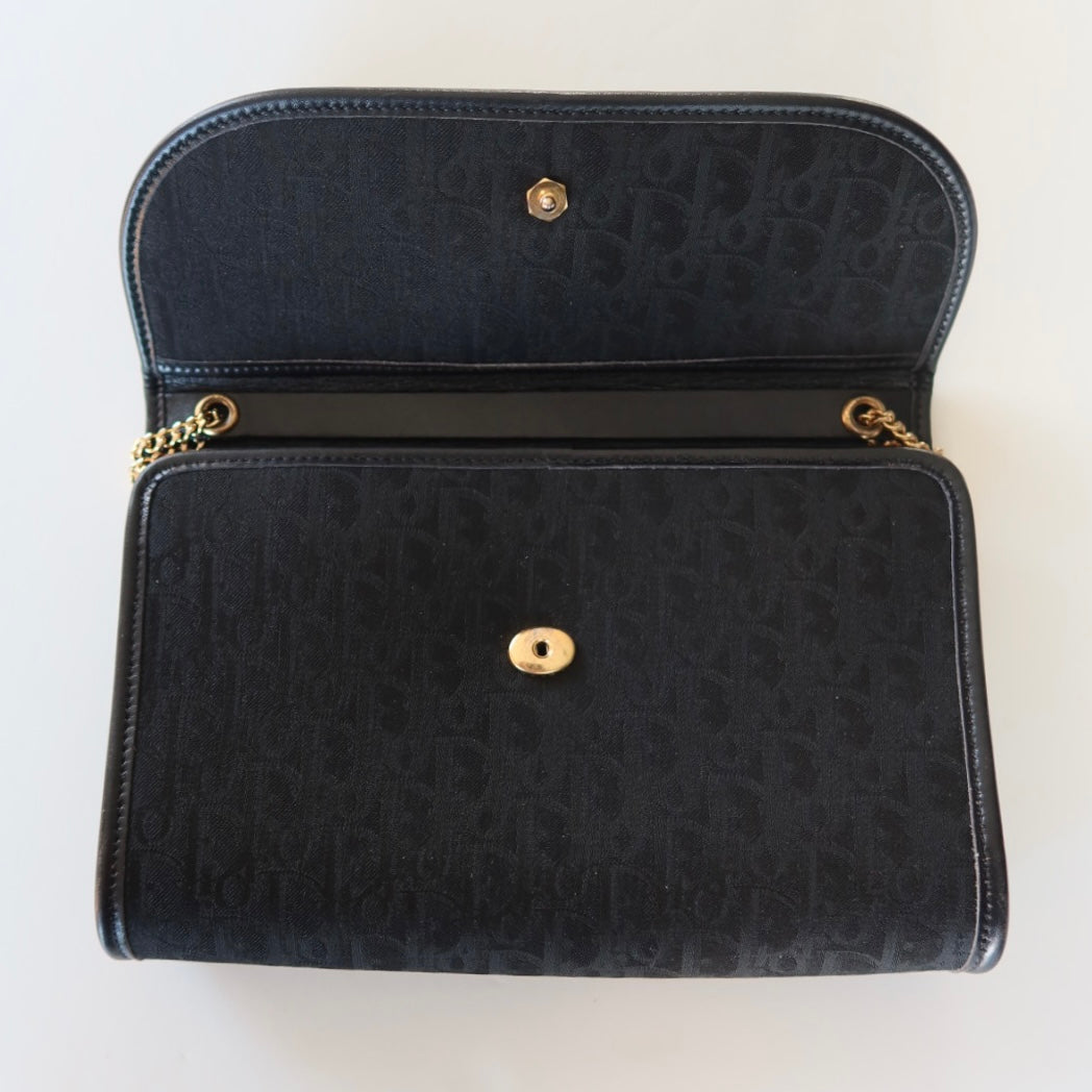 Dior Noir Chain Bag | Circa late 70s–80s