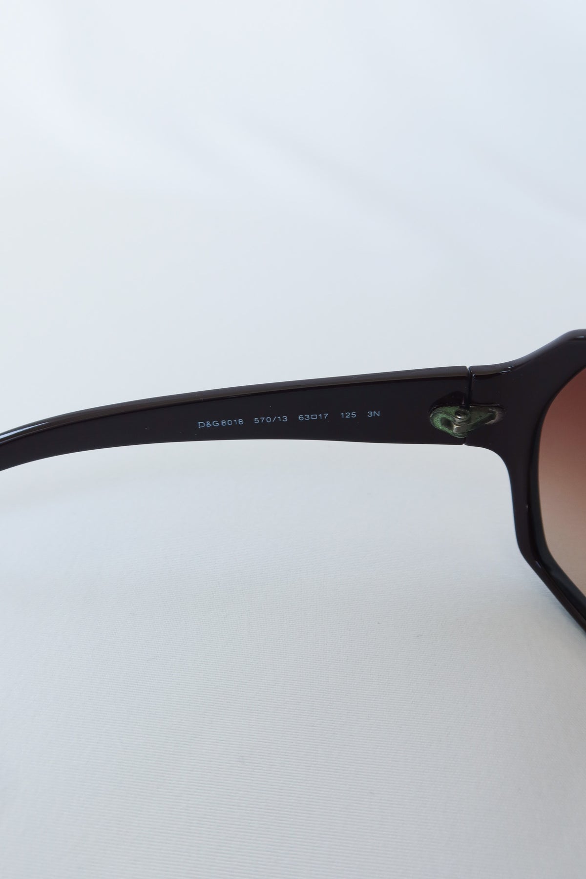 D&G Brown Crystal Logo Sunglasses · case
