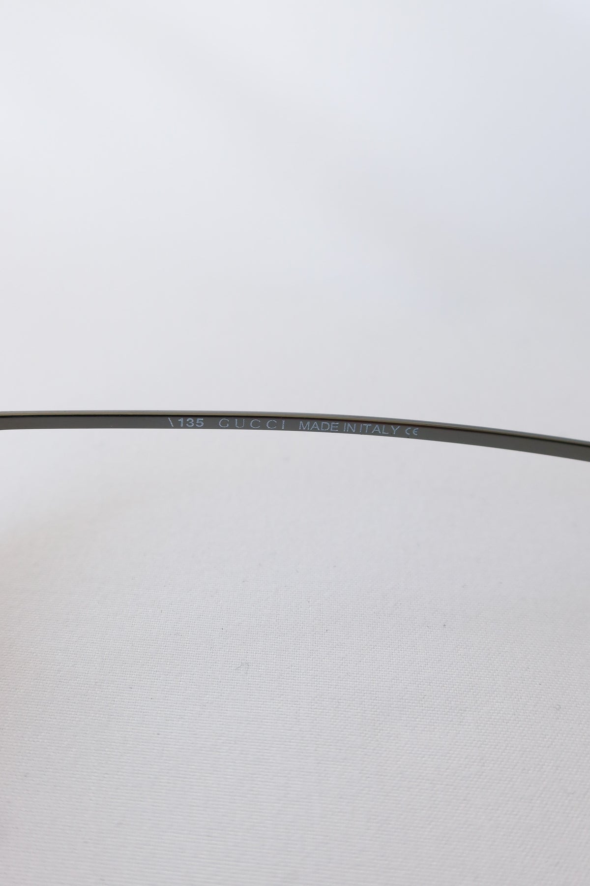 Gucci Rimless Rectangle Sunglasses · Case