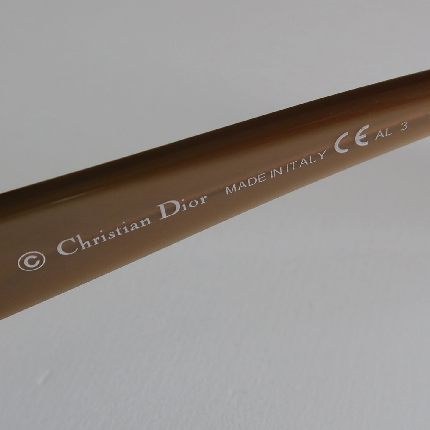 Christian Dior Sculpted Logo Temple Sunglasses #081