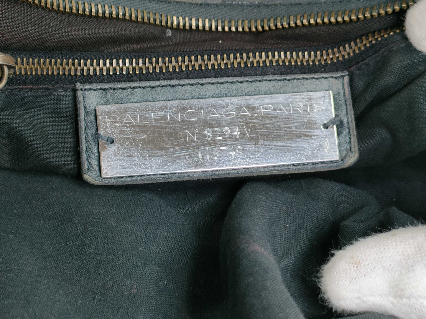Balenciaga Classic City Grey Distressed Leather Medium Condition