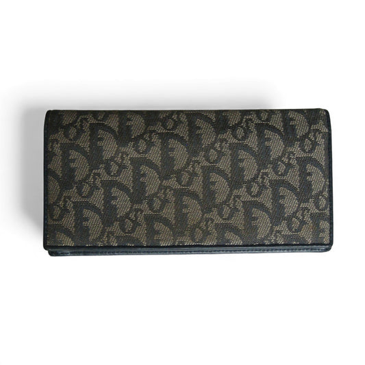 Christian Dior Monogram Canvas Wallet | 1980s Archive