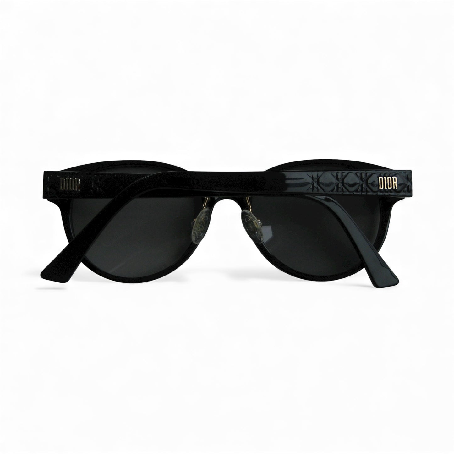 Christian Dior 80s Black Oblique Sunglasses | Parisian Icon