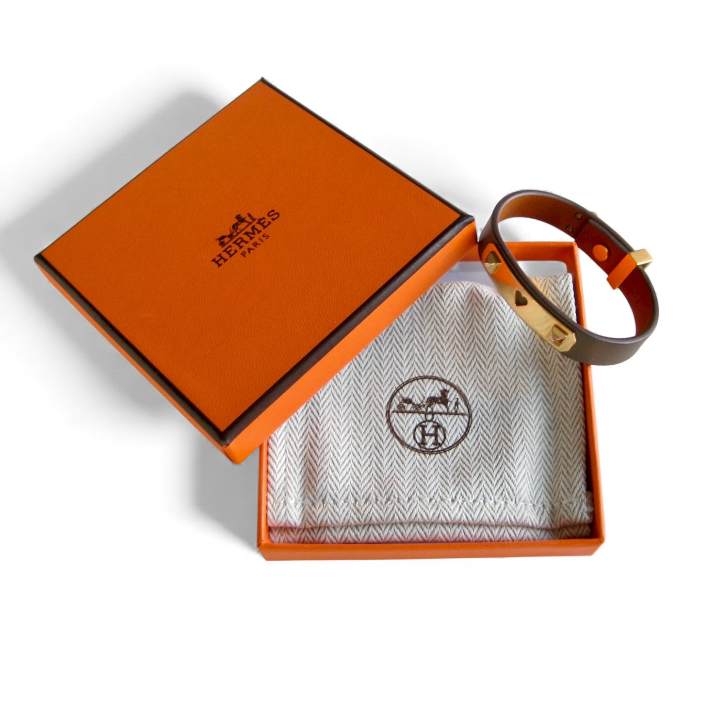 Hermès Rivale Love Heart Bracelet