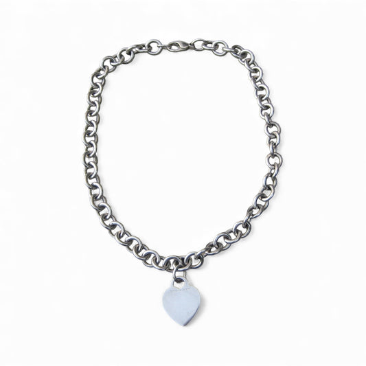 TIFFANY & CO. Heart Tag Necklace | Early 2000s Icon